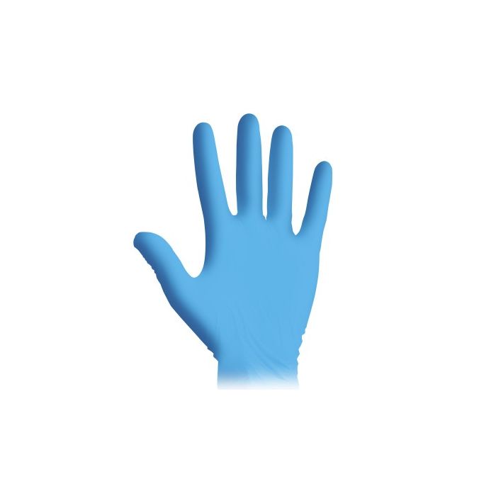 RAYS BIOSOFT PF TYPE 35 Guanto in nitrile azzurro senza polvere conf. 100 pezzi 