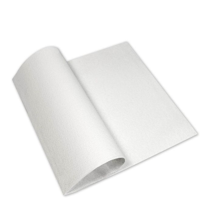 Tovagliolo Airlaid Plus Bianco Effetto Tessuto Pack Service 40 x 40 cm 50 pezzi
