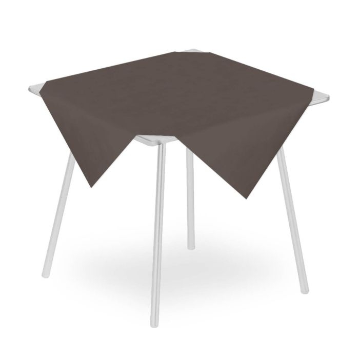 Tovaglia Airlaid PLUS Cacao 100 x 100 cm Effetto Tessuto Pack Service conf. 25 pezzi 