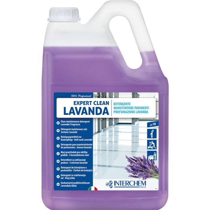 INTERCHEM EXPERT CLEAN LAVANDA detergente per pavimenti profumato 5 Kg