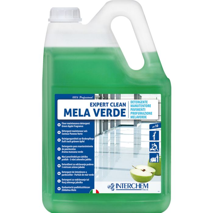 INTERCHEM EXPERT CLEAN MELA VERDE detergente per pavimenti profumato 5 litri 