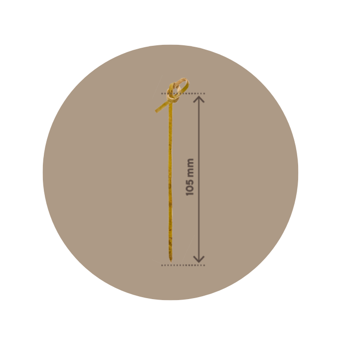 Spiedo fiocco per aperitivi cm 105 conf. 200 pezzi