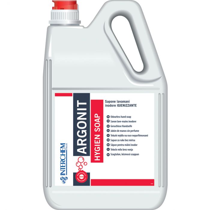 INTERCHEM ARGONIT HYGIEN SOAP sapone mani igienizzante inodore 5 litri