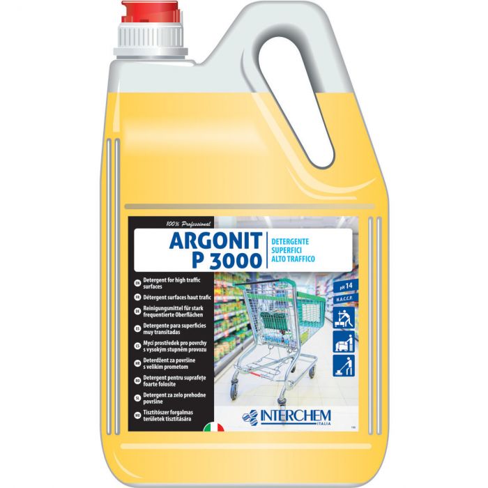 INTERCHEM ARGONIT P 3000  detergente sgrassante per superfici ad alto traffico 6 kg