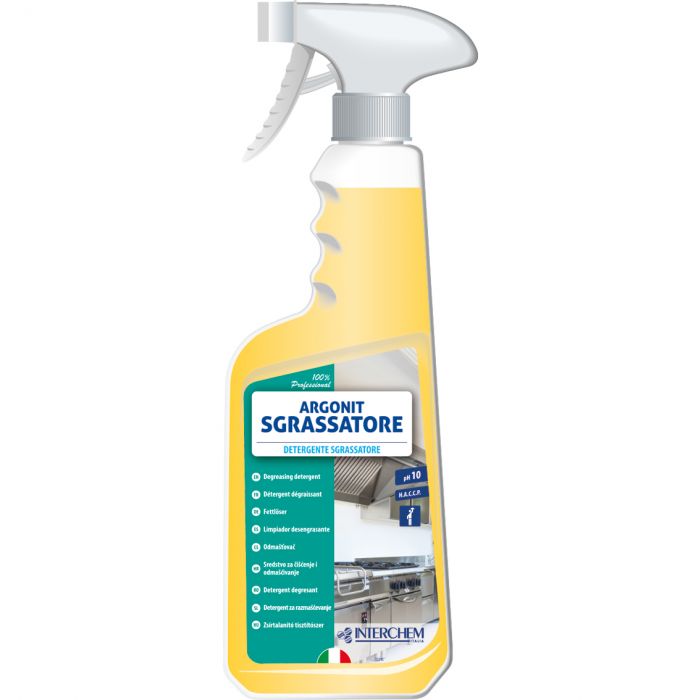 INTERCHEM ARGONIT SGRASSATORE IGIENIZZANTE sgrassatore concentrato al limone 750 ml