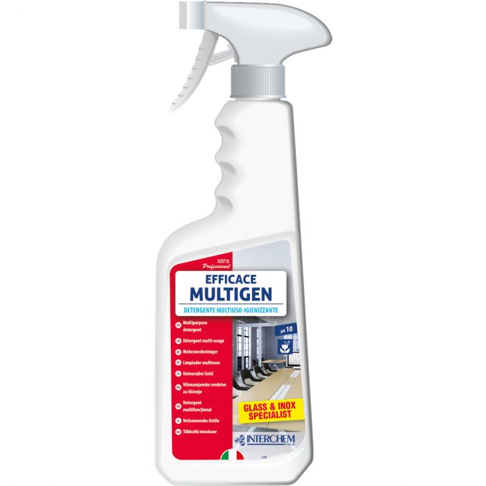 INTERCHEM EFFICACE MULTIGEN detergente igienizzante multiuso 750 ml