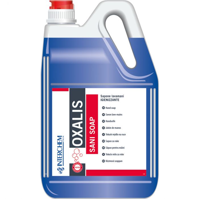 INTERCHEM OXALIS SANI SOAP sapone liquido per le mani antibatterico 5 litri