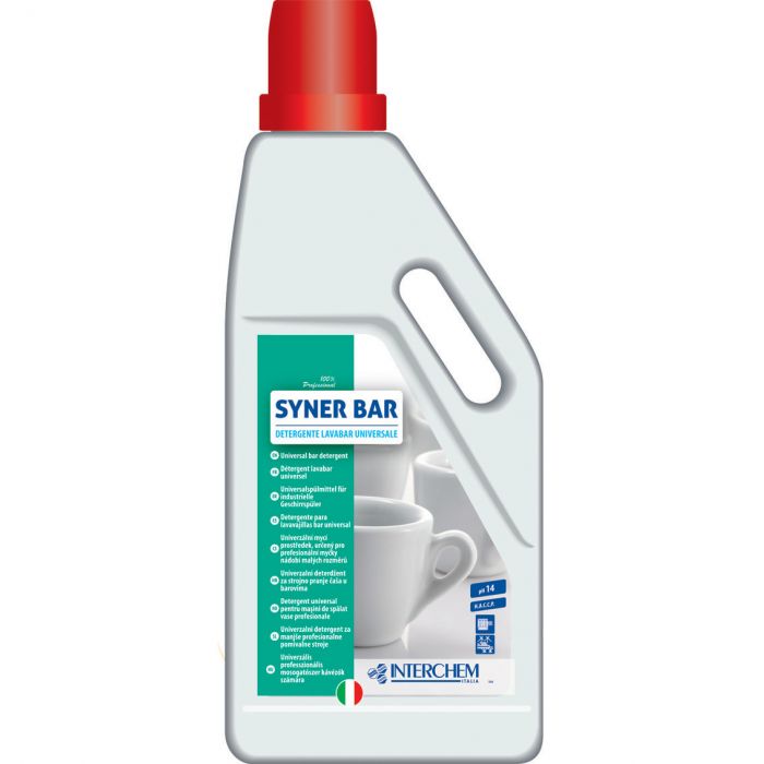 Detersivo per lavastoviglie e lavabicchieri-Interchem syner bar-3,6 kg