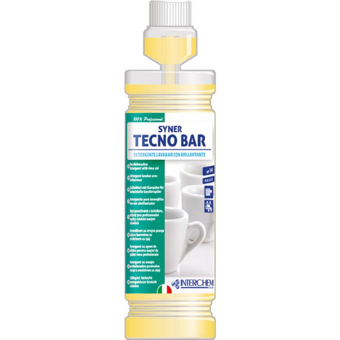 INTERCHEM SYNER TECNOBAR detergente lavastoviglie con brillantante 1 litro