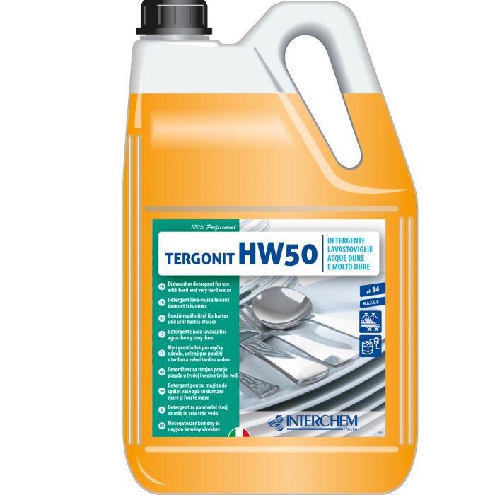 INTERCHEM TERGONIT HW 50 detergente lavastoviglie per acque dure o molto dure 6 kg