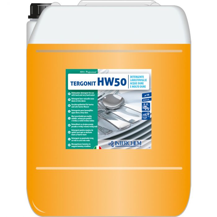 INTERCHEM TERGONIT HW 50 detergente lavastoviglie per acque dure o molto dure 25 kg