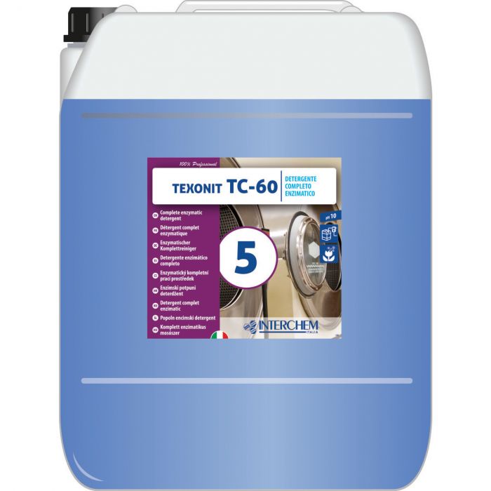 Detergente lavatrice enzimatico professionale-Interchem Texonit TC-60-20 kg