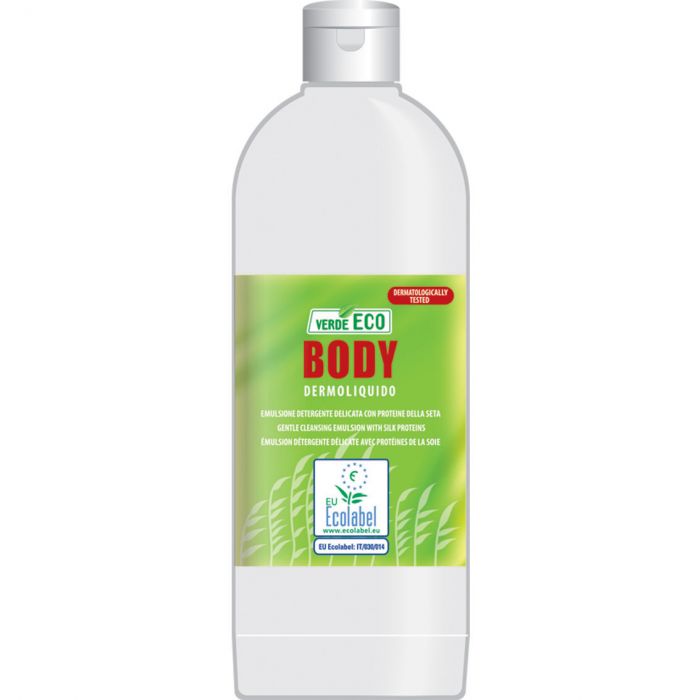 Interchem Verde Eco Body 4 IN 1 sapone,shampoo,bagnoschiuma, igiene intima 1 litro