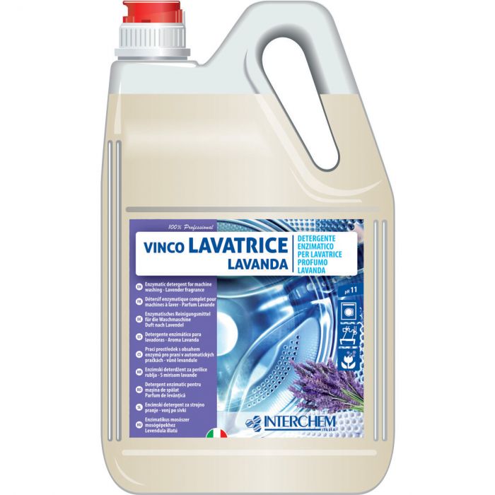 INTERCHEM VINCO LAVATRICE LAVANDA detergente professionale per lavatrice KG 5
