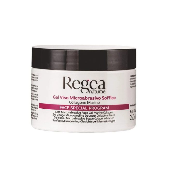 Gel scrub viso microabrasivo soffice collagene marino ml 250 - Regea