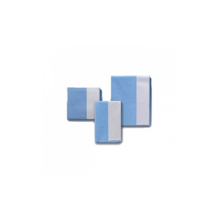 Telo chirurgico sterile 100 x 150 cm con lato adesivo 