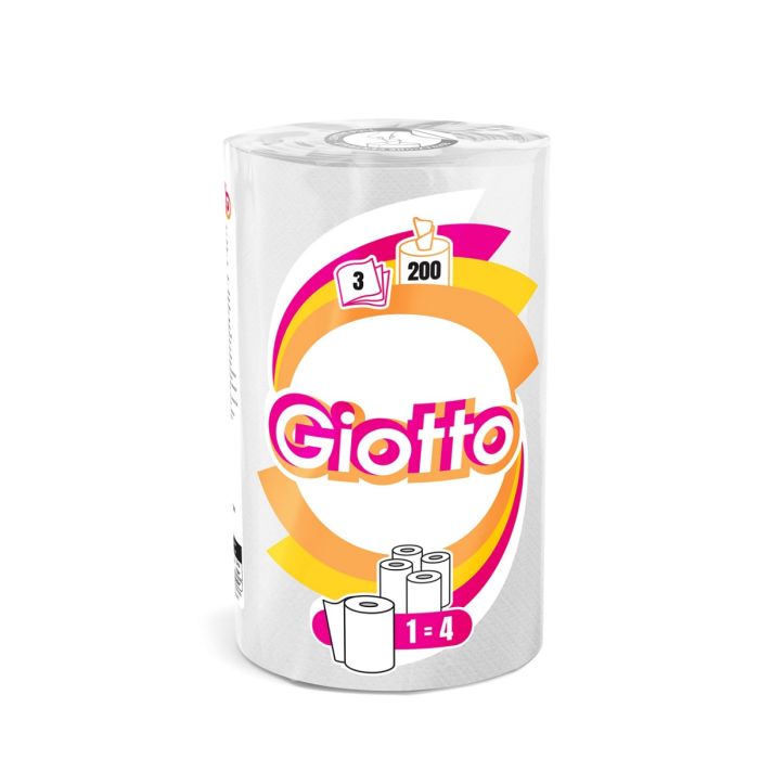 Celtex Giotto rotolo asciugatutto 200 strappi 44 metri 3 veli 