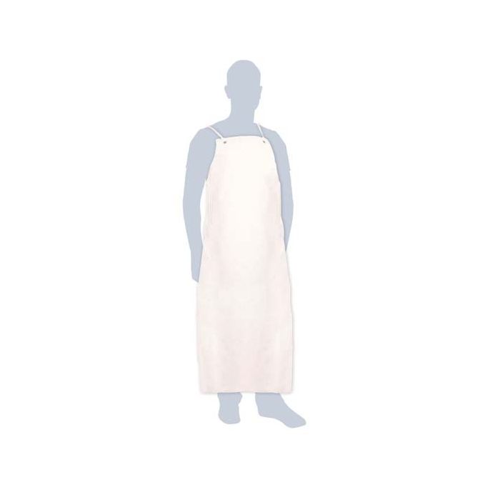 Grembiule riutilizzabile in pvc 100 micron bianco barrier 100 