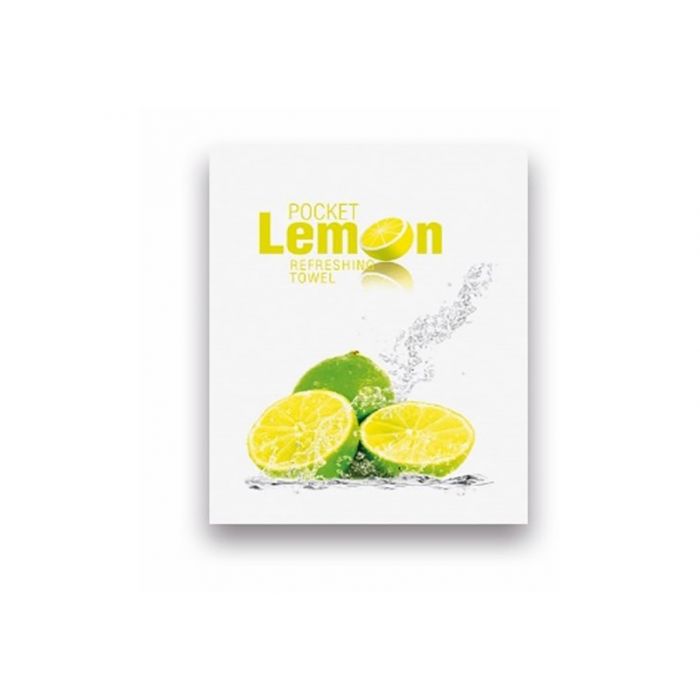 Salvietta umidificata-Pocket lemon lavamani-500 pz-Infibra 
