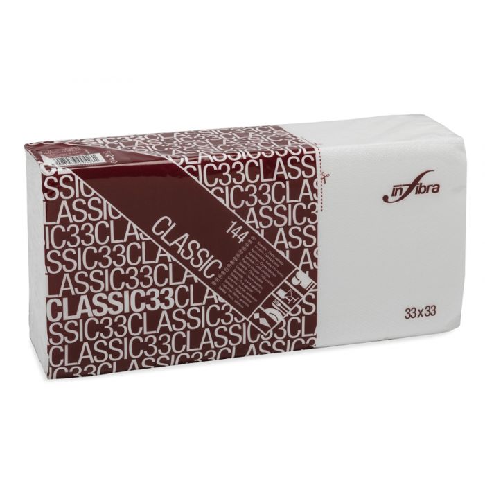 Infibra tovagliolo monovelo 33 x 33 cm 144 pezzi