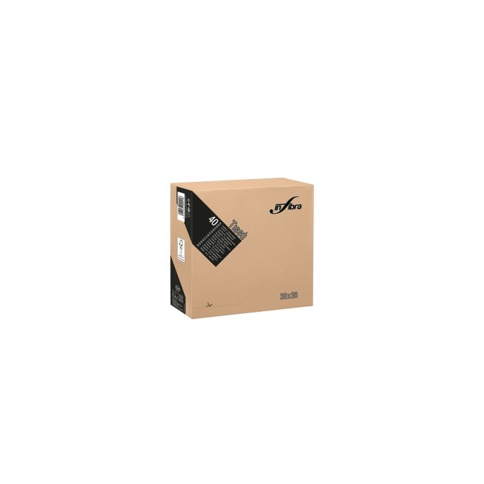 Infibra Tissù tovagliolo cappuccino 2 veli 38 x 38 cm 40 pezzi