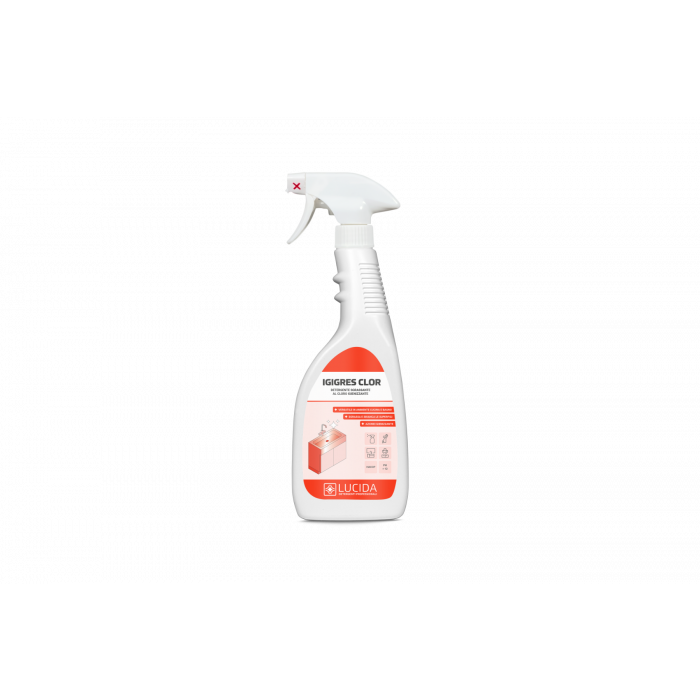 LUCIDA IGICLOR sgrassatore con candeggina 750 ml
