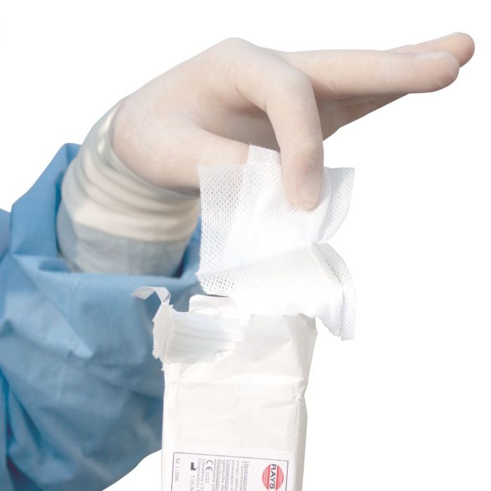 Rays Garza non sterile in tnt piegata 4 strati 10 x 10 cm 200 pezzi