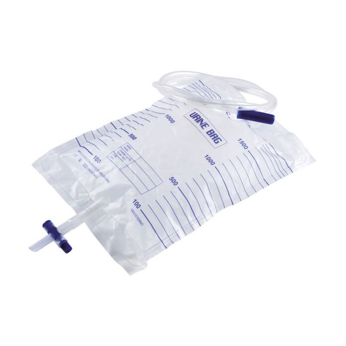 Rays sacca urina da letto 2000 cc con tubo da 130 cm valvola antireflusso pz 250