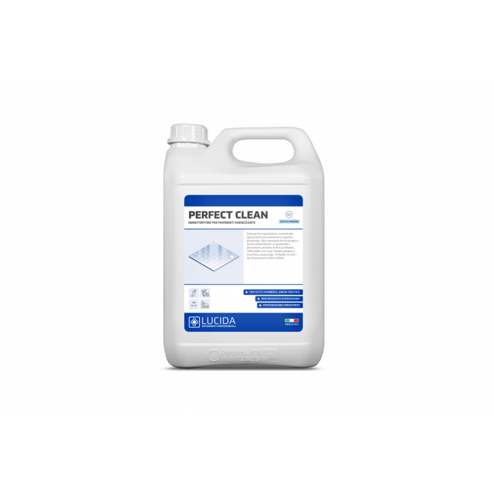 LUCIDA PERFECT CLEAN BREZZA MARINA detergente per pavimenti concentrato igienizzante 5 litri