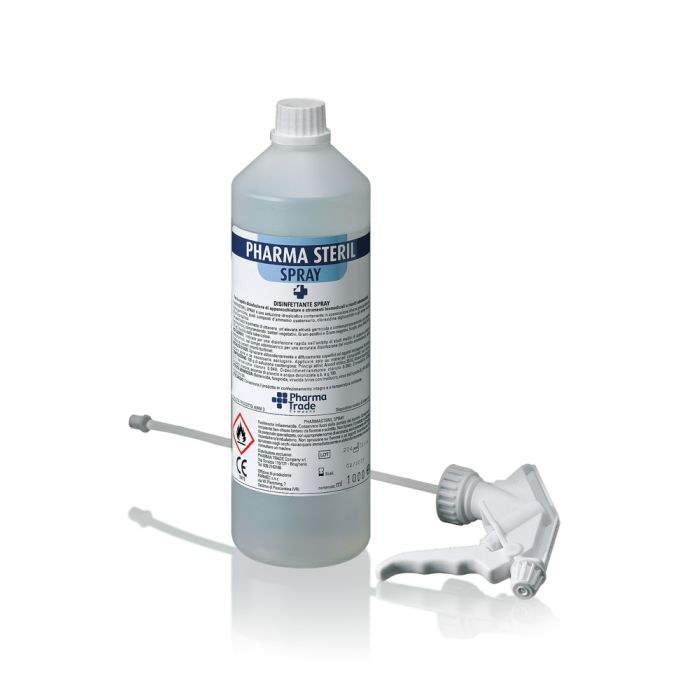 Disinfettante per ambiente, superfici e strumenti 1 litro Pharmasteril Spray