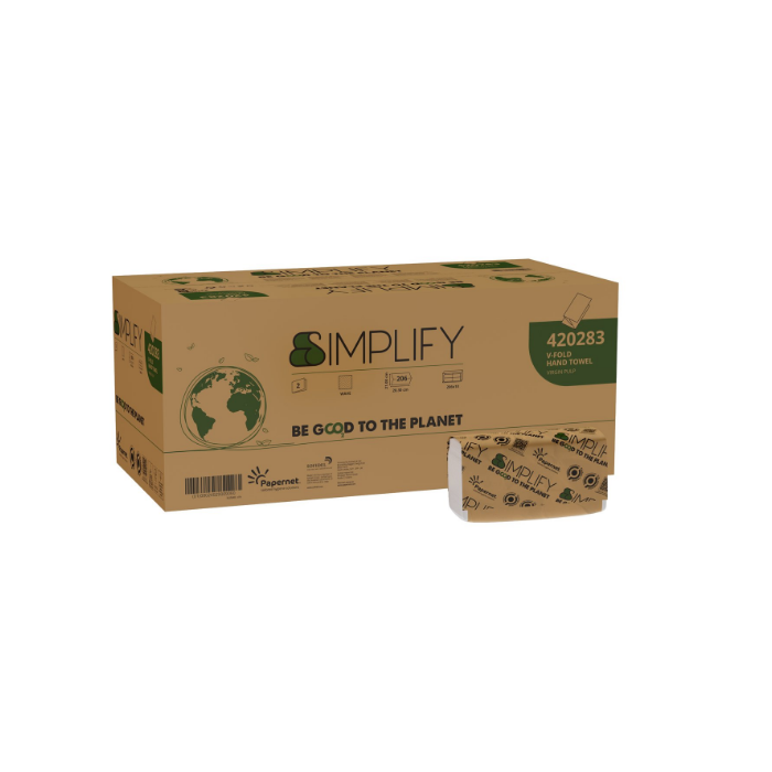 Papernet Simplify Asciugamano Piegato a V codice 420283 conf. da 2060 pezzi