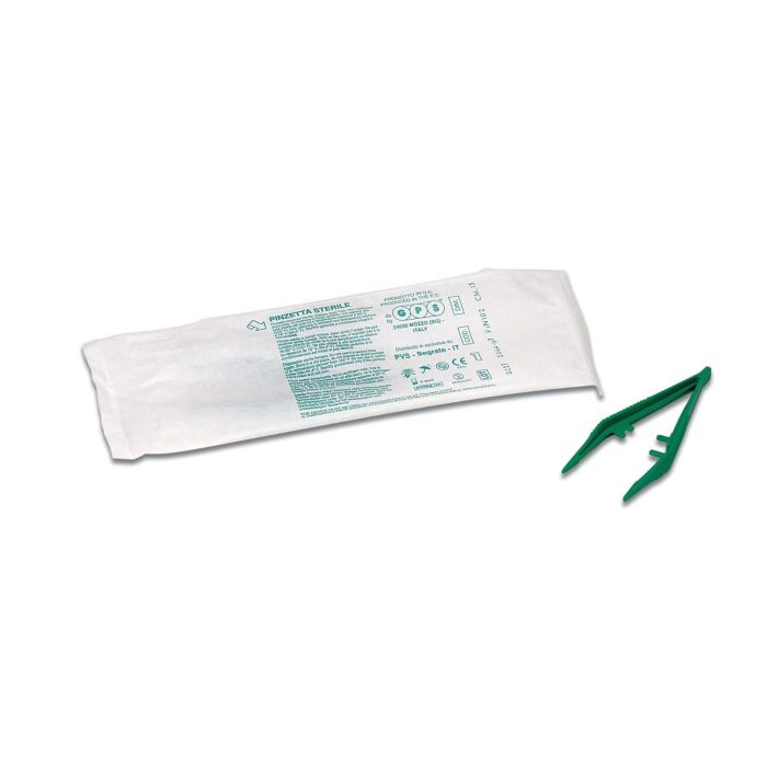 PVS pinzetta per medicazione sterile cm 10 