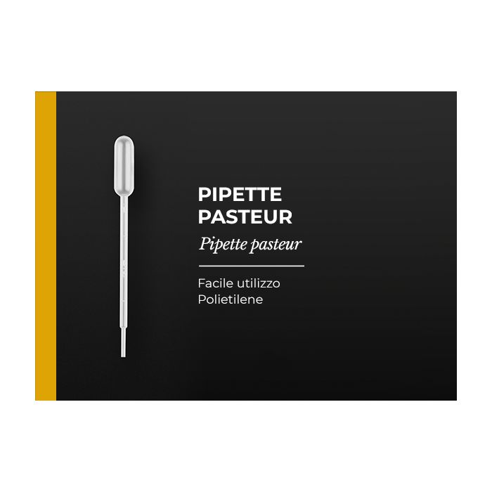 FL Medical pipetta pasteur 3 ml in polietilene 500 pezzi
