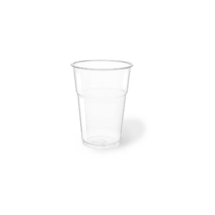 Bicchieri trasparenti monouso in PLA 400 cc conf. 50 pezzi - Aristea