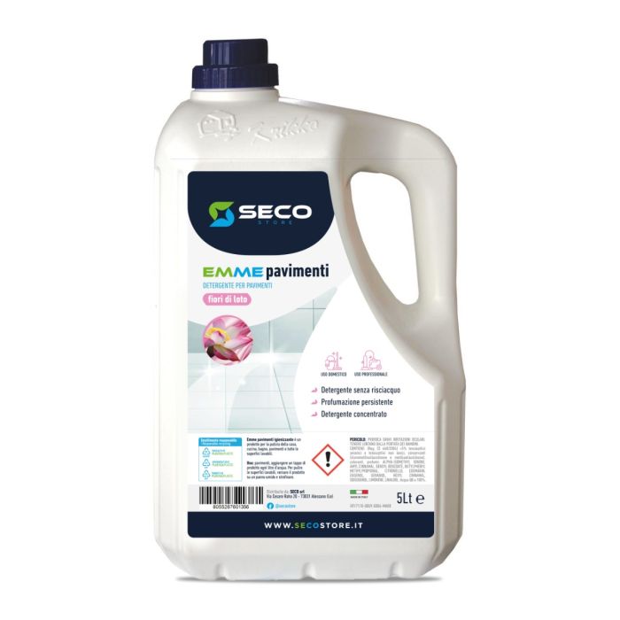 Secostore Emme Pavimenti profumazione Fiori di Loto 5 lt