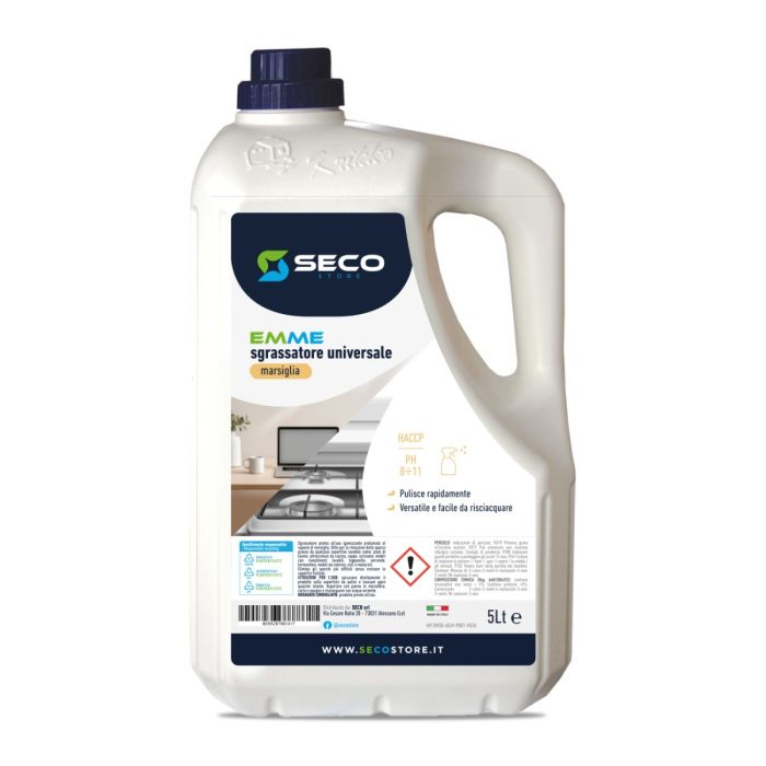 Secostore Emme Sgrassatore Universale Igienizzante Marsiglia 5 lt