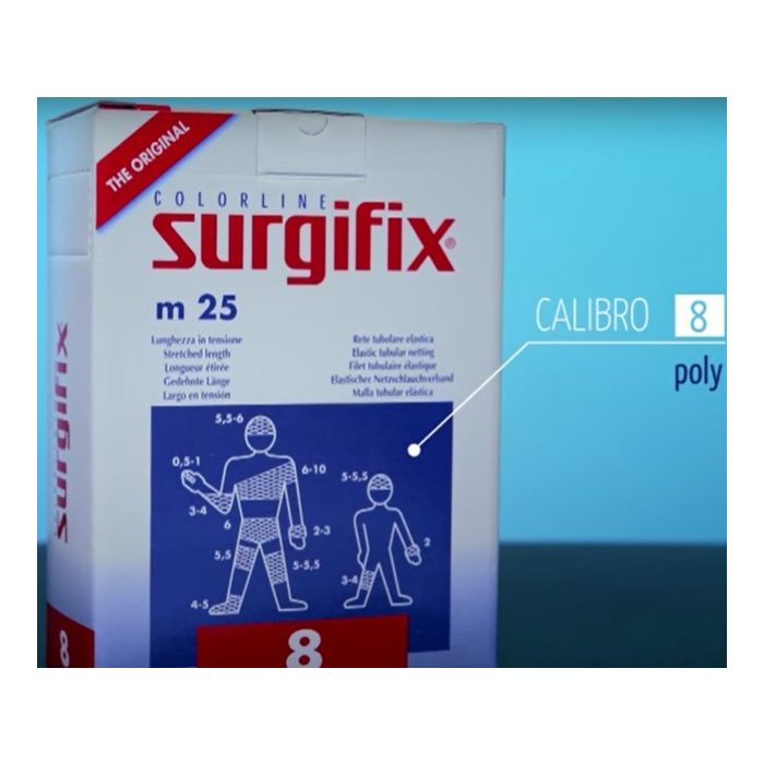 Rete tubolare elastica surgifix calibro 8 rotolo da 25 metri