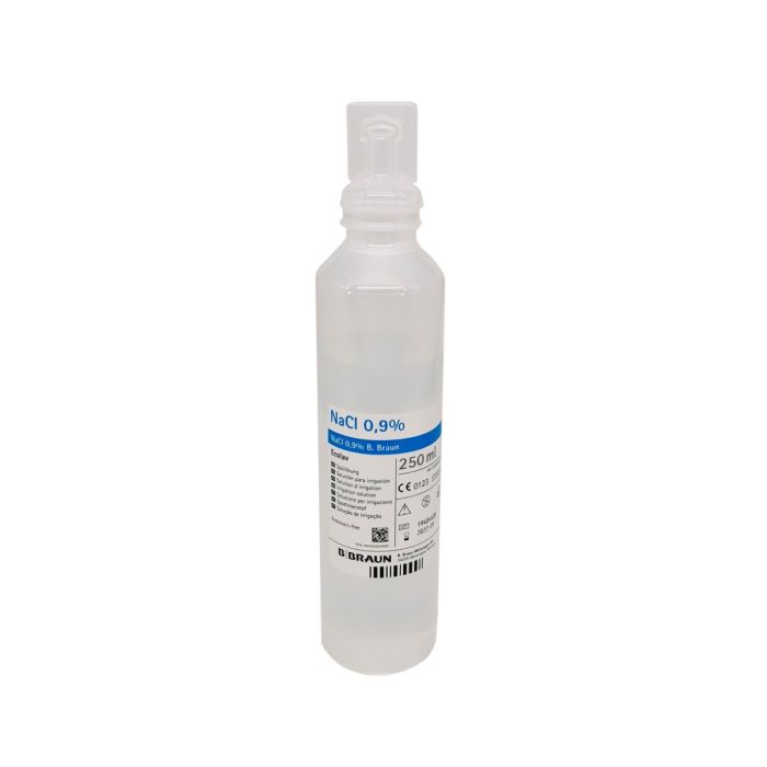 Soluzione fisiologica sodio cloruro NACL 0,9% sterile 250 ml B-braun