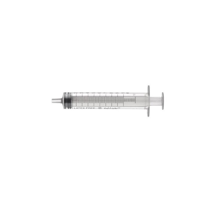Rays Siringa da 20 ml senza ago cono luer centrale 50 pezzi