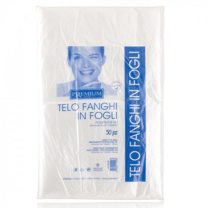 Telo in cartene per fanghi monouso 160 x 200 cm 50 pezzi Xanitalia