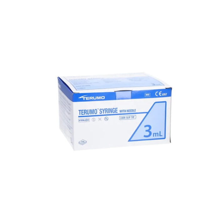 SIRINGHE CON AGO TERUMO 3 ml - 21GX1/2"  - sterili conf. 100 pezzi