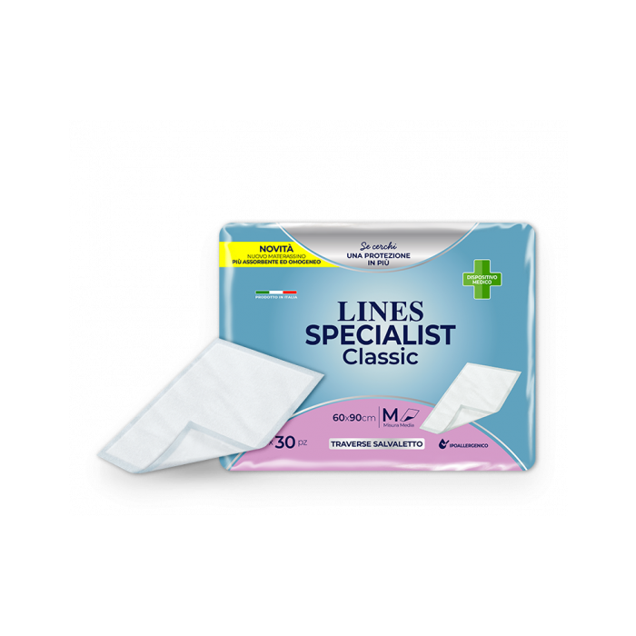 Lines specialist traversa assorbente letto 60 x 90 30 pezzi
