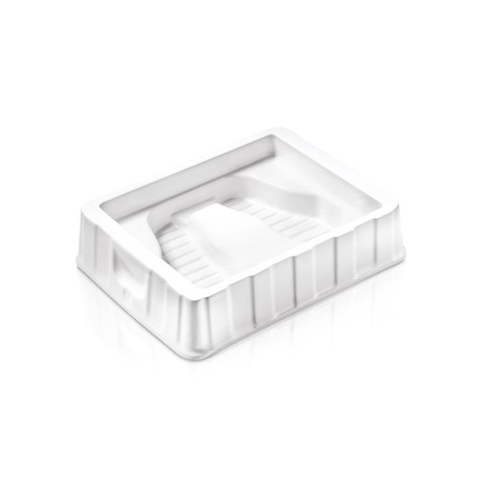 Vaschetta pediluvio in plastica bianca