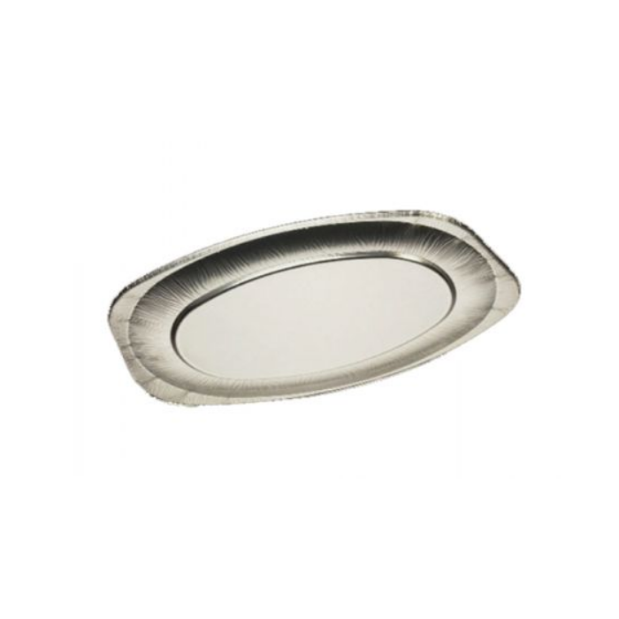 Vassoio alluminio medio confezione 10 pezzi V43G misura 43x28x2,1 cm