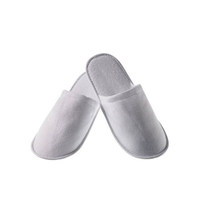 Ciabatte monouso per hotel chiuse in spugna e suola in gomma 1 paio