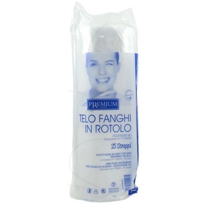 Telo in polietilene per fanghi monouso a rotolo 170 x 200 cm 25 pezzi Xanitalia