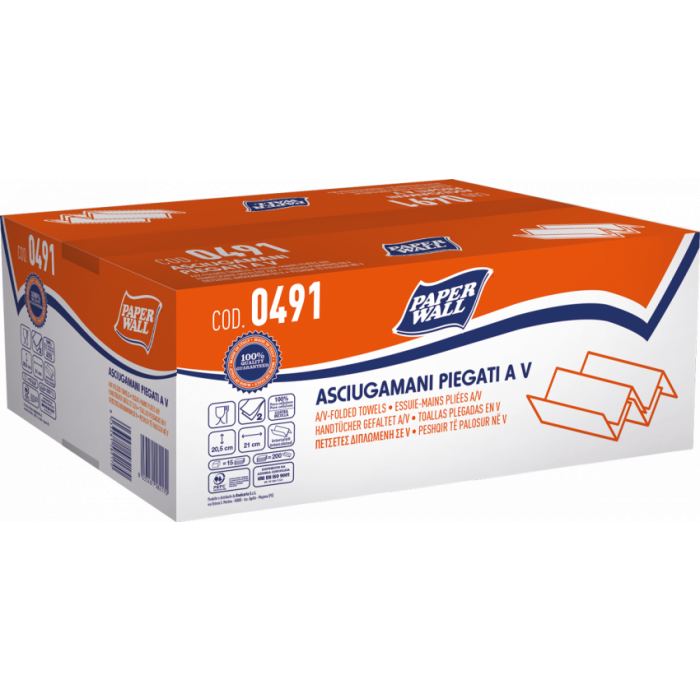 Carta asciugamani piegata a v Real carta cartone da 3000 pezzi