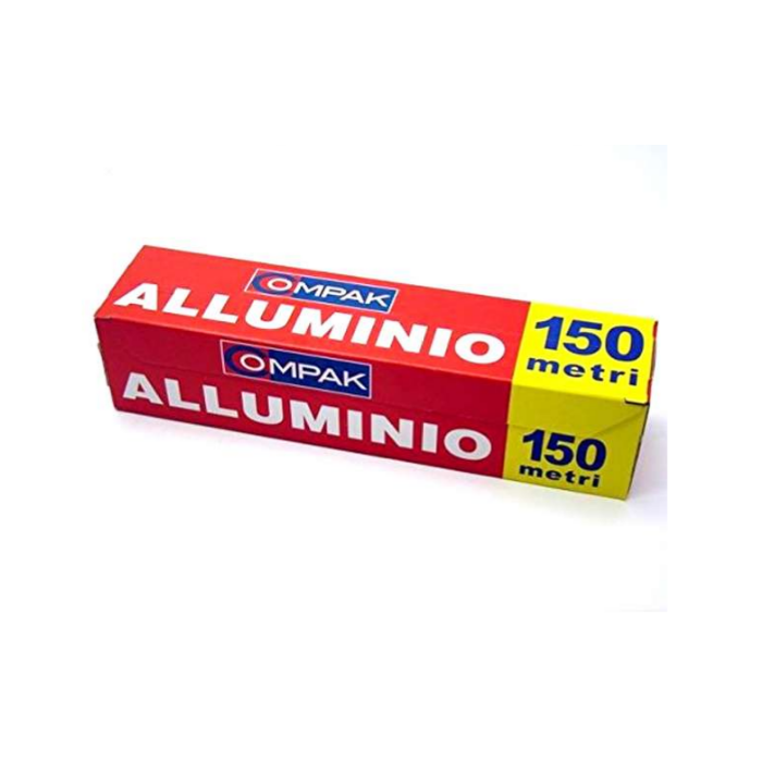 Alluminio a rotolo 120 metri con astuccio altezza 29 cm