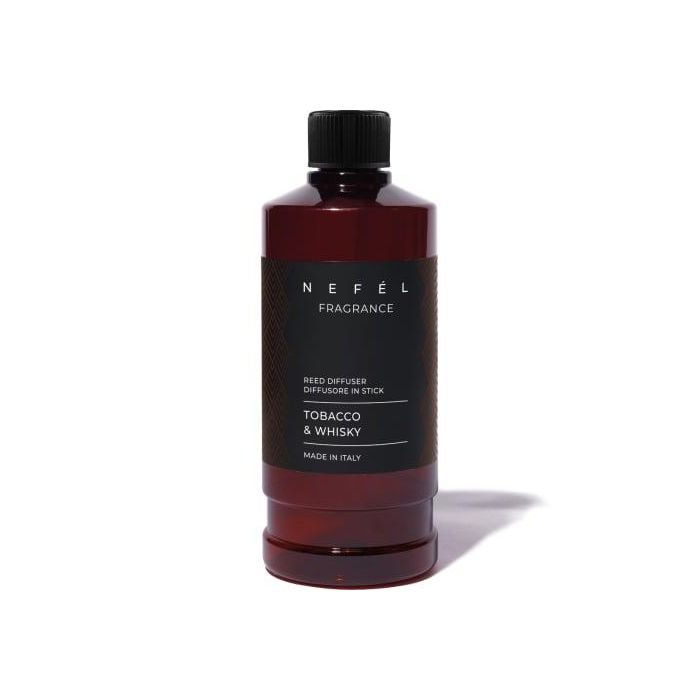 Nefél Tobacco & Whisky 9925706 Ricarica Diffusore a Bastoncini 480 ml – Interchem