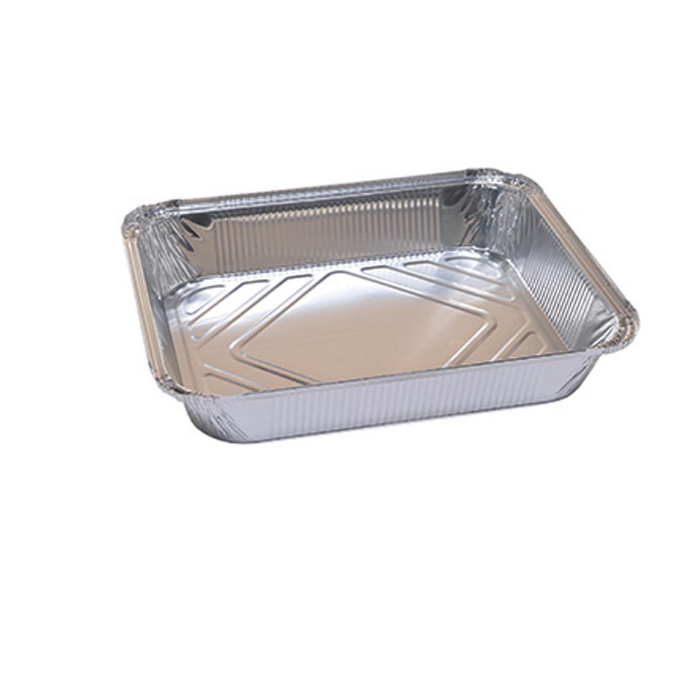 Vaschetta alluminio 8 Porz. senza coperchio 50 pezzi  X1G - Compak
